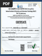 3-Month Basic Computer Course Certificate | PDF