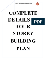 Complete Details of Four Storey Building Plan: Ventilation and Aircondtioning System