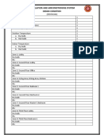 Ventilation and Aircondtioning System: Design Condition