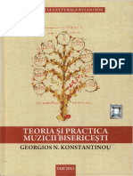 Teoria Si Practica Muzicii Bisericesti - Georgios N Konstantinou | PDF