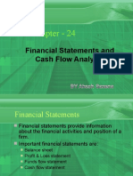 Chapter - 24: Financial Statements and Cash Flow Analysis