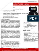 Oil Condition Portable Analyser