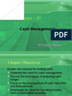 Chapter - 30: Cash Management