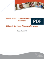 Clinical Services Planning Strategy March 2014