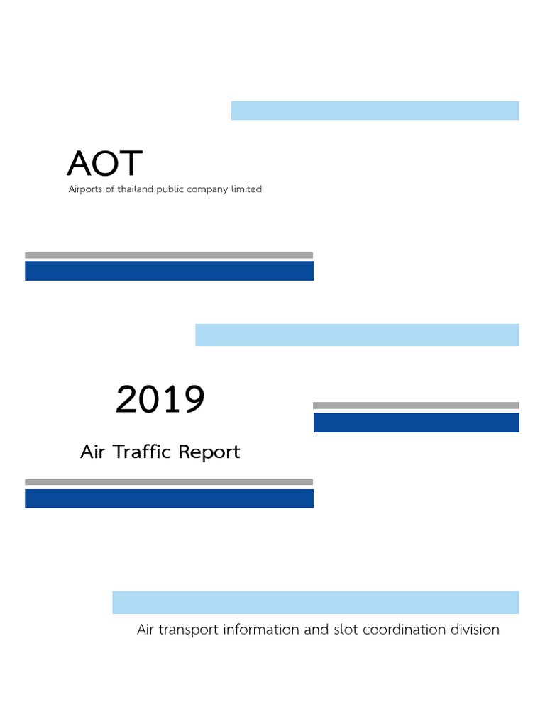 Aot Traffic Report 2019 Pdf Airlines Aerospace