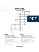 Crucigrama y Sopa de Letras