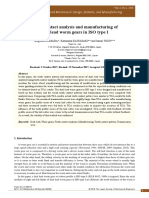 Tooth Contact Analysis and Manufacturing of Dual Lead Worm Gears in ISO Type I