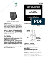 Specifications, Applications, Service Instructions & Parts: AW300H Butt Weld Angle Valve