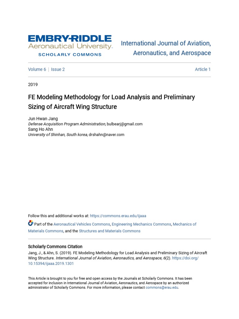 Aircraft Finite Element Modeling Methodology PDF | PDF | Stress ...