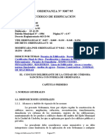 Código de Edificación Ord. 9387/95 Pagina #1