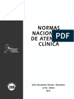 Normas Nacionales de Atención Clínica (Bolivia)