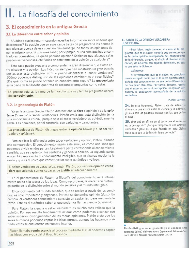 La Filosofía Del Conocimiento PDF | PDF
