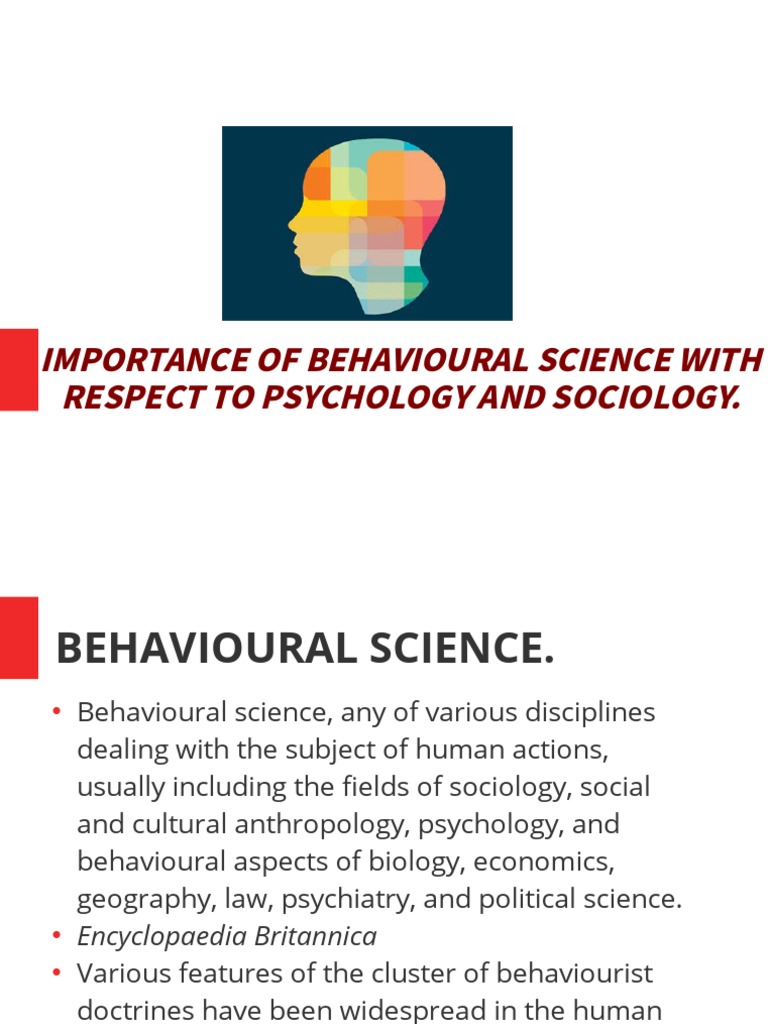 Importance of Behavioral Science in Nursing | PDF | Behaviorism ...