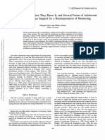 What Parents Know, How They Know It, and Several Forms of Adolescent Adjustment: Further Support For A Reinterpretation of Monitoring