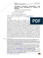 Diseño de Situaciones Educativas Innovadoras Como Estrategia Didáctica para Fortalecer El Proceso de Enseñanza-Aprendizaje