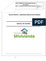 FMV Manual Nuevo Sistema Techo Propio CSP 2018