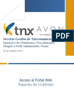 AVON Argentina - Servicio Gestion Telecoms TNX - Instructivo para Administrador Cliente