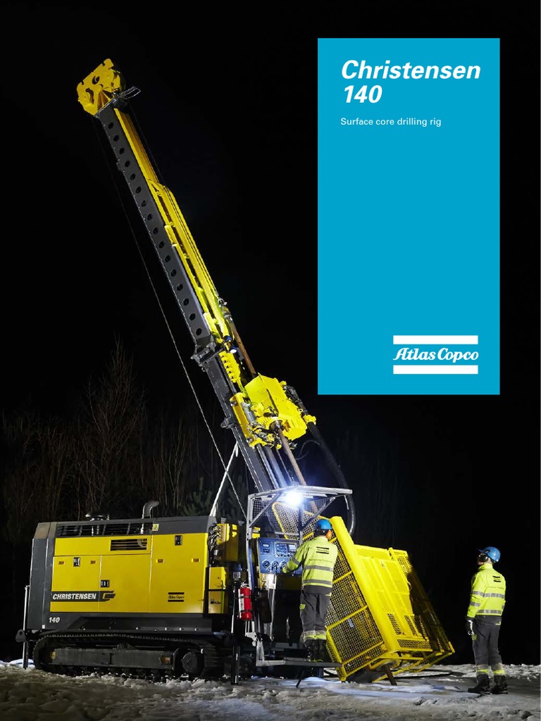 Christensen 140: Surface Core Drilling Rig | PDF | Drilling Rig | Pump