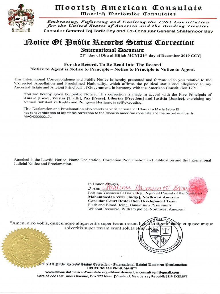 Status Correction PDF