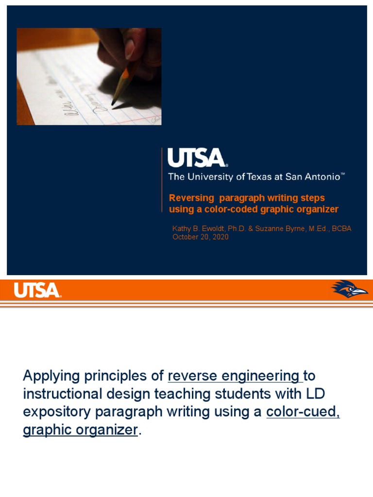 Color-Coded Graphic Organizer for Writing | PDF | Developmental ...