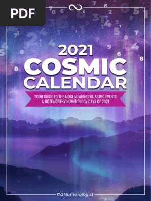 Cosmic Calendar 2021 Pdf Moon Mercury Planet