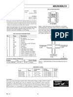 ADXL202/ADXL210: Absolute Maximum Ratings Pin Configuration