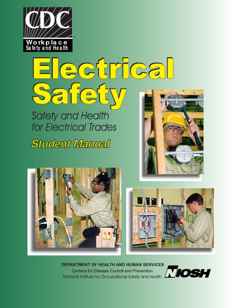 CDC Electrical Safety Student ManualNIOSH (2002) PDF PDF