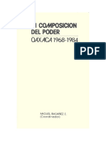 La Composicion Del Poder en Oaxaca 1968-1984 1