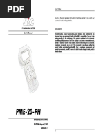 PME-20-PH: Phase Angle Meter User's Manual