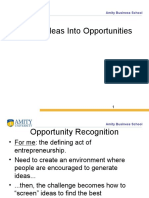 Turning Ideas Into Opportunities: Amity Business School