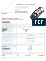 Technical Features: N Female Connector For 1/2" Coaxial Cable, OMNI FIT™ Standard, O-Ring Sealing