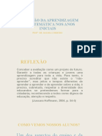 Avaliação da Aprendizagem da Matemática nos AI