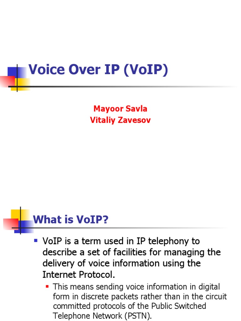 Voip Voice Over Ip System Overview Pdf