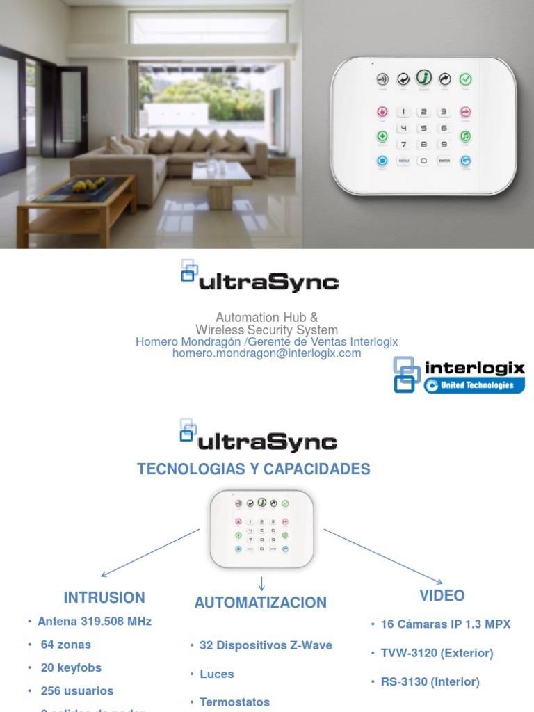 UltraSync: Sistema de Seguridad y Automatización | PDF | Tecnología de ...