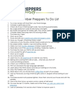 December Preppers To Do List: Overall Evacuation/emergency Plan