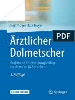 Ärztlicher Dolmetscher - Praktische Übersetzungshilfen Für Ärzte in 16 Sprachen PDF