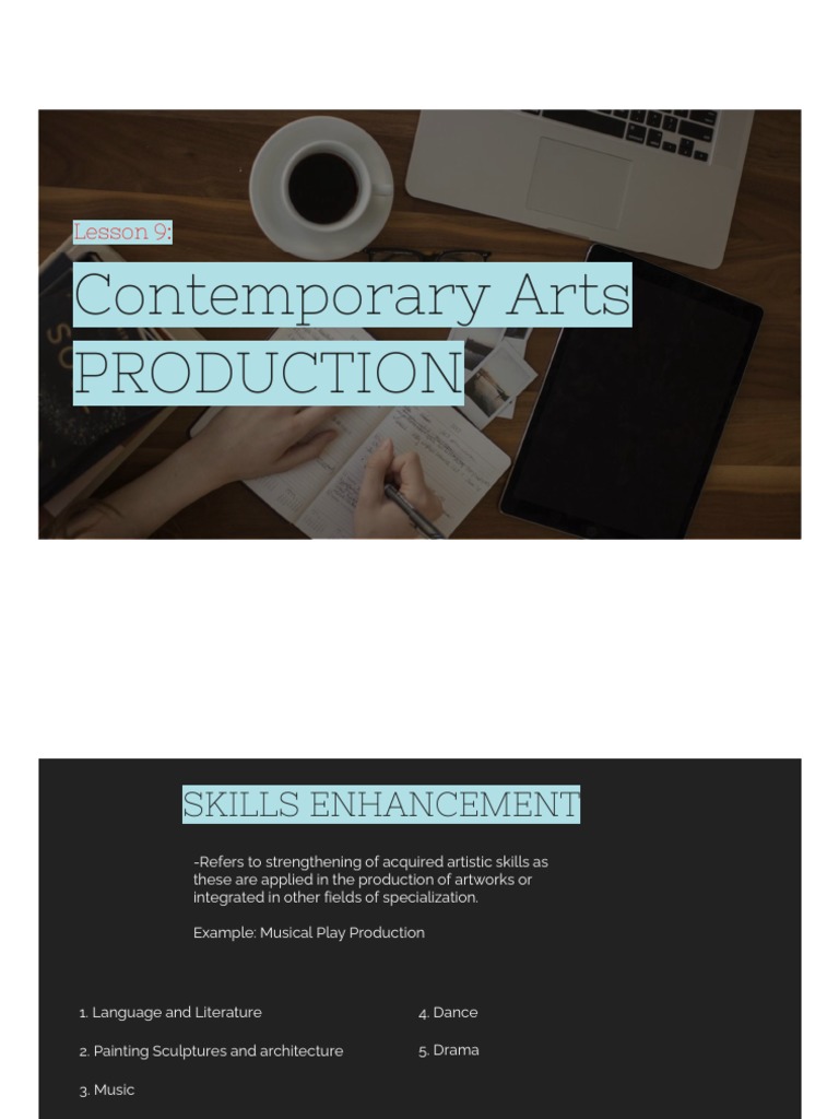 Contemporary Art Production Pdf Filmmaking Paintings