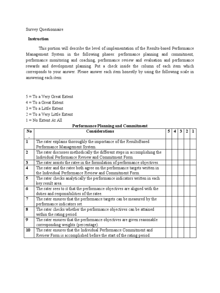 AES Sacramento Performance Management Survey | PDF | Performance ...