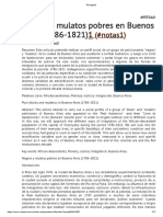 Negros y Mulatos Pobres en Buenos Aires PDF