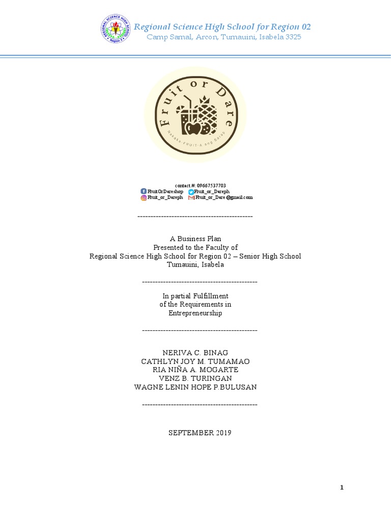 Regional Science High School For Region 02 Camp Samal, Arcon, Tumauini