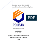 Laporan Praktikum Operasi Mesin Listrik II p1 PDF