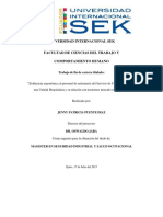 Evaluación Ergonómica Al Personal de Enfermería Del Servicio de Cirugía General de Una Unidad Hospitalaria