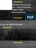 Basic Concept of Hazard Chapter 3 - Disaster Risk Reduction and Readiness