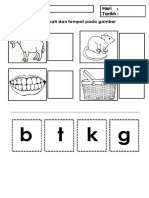 Latihan Bunyi Huruf B, K, T, G Gunting & Lekat PDF