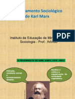 O Pensamento Sociológico de Karl Marx I
