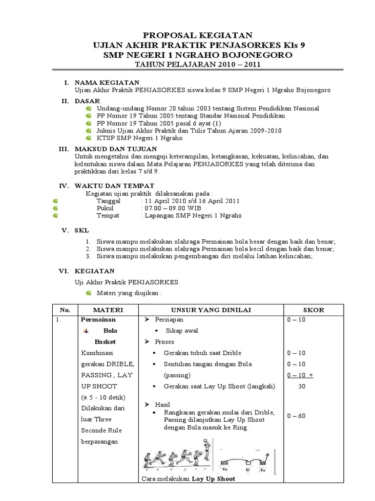 Proposal Kegiatan Ujian Praktik