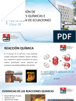 Unidad 5. Clasificación de Reacciones Químicas e Igualación de Ecuaciones