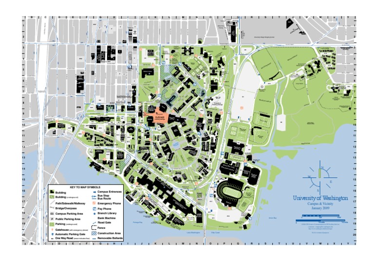 UW Campus Map PDF
