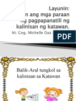 1 - 2ndgrading - ESP-Naisasagawa Ang Mga Paraan NG Pagpapanatili NG Kalinisan NG Katawan