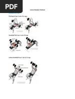 Monday Chest Day: Flat Bench Press 4 Sets of 1o Reps